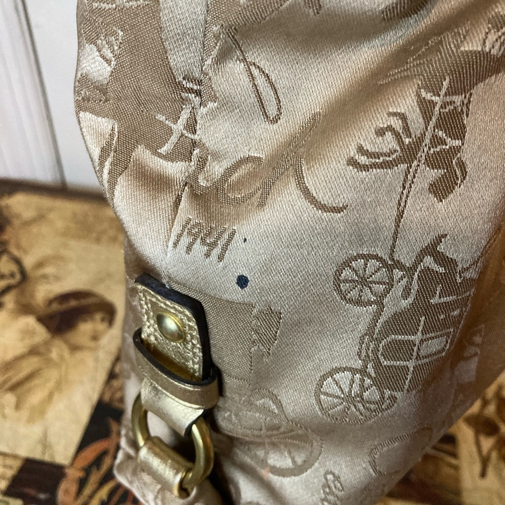 COACH ASHLEY HORSE AND CARRIAGE CARRYALL TOTE SHOULDERBAG F15566 - Picture 10 of 11